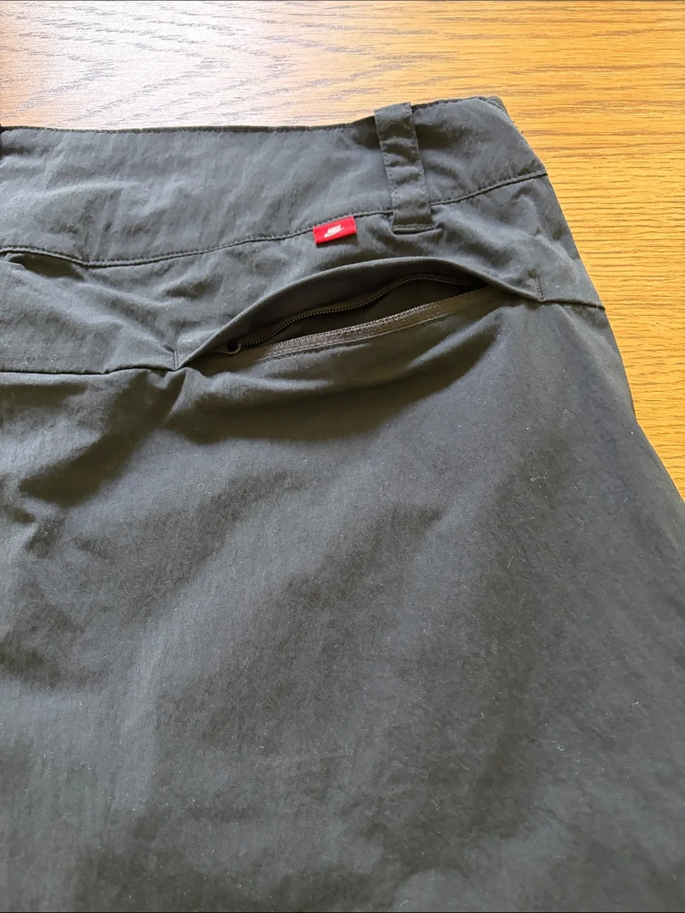 Nike Men's Black Athletic Zip-Pocket Shorts